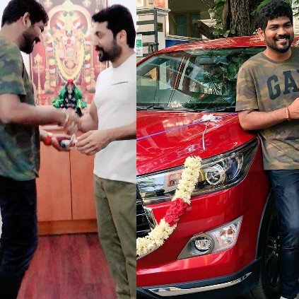 CinemaWithAB's tweet photo. #VigneshShivan:
"#ThaanaaSerndhaKoottam is a remake of #Special26, even though it's not a good film to remake, I needed that opportunity as it's #Suriya sir film🤞. Even though TSK has mixed talks, Suriya sir gifted me a car & said 'Nee sincere ah work panna, adhu enku pidichuthu'🚗🫶. I replied to Suriya sir that, This is not the gift for TSK, but in future I will do a film with you, I'll take this car as an advance❤️"