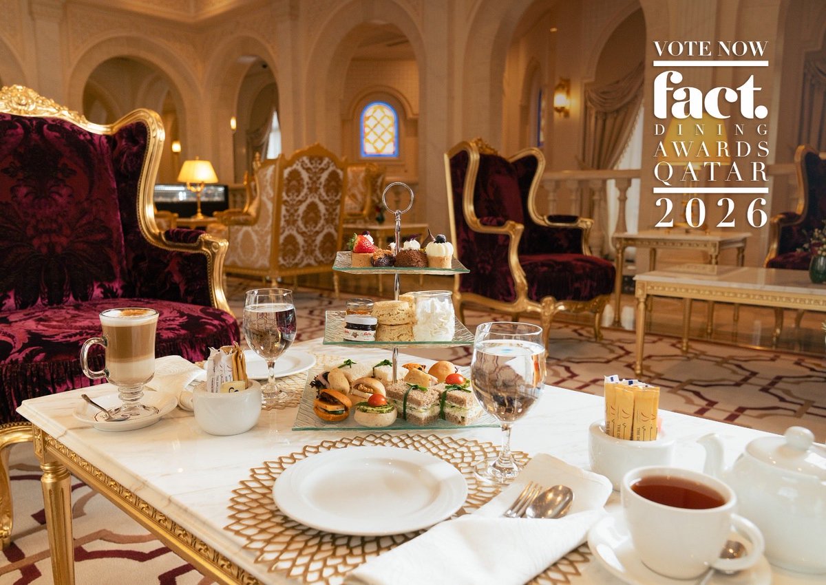 TheDipClub's tweet photo. #FACTDiningAwards2026 #FACTQatar #memberslounge #thediplomaticclub
تجربة شاي الظهيرة تجسد الاناقة والمذاق الرفيع.
صوتوا لـ صالة الأعضاء كأفضل تجربة شاي الظهيرة ضمن جوائز مجلة "FACT " قطر لعام 2026.
الرجاء التصويت لنا عبر الرابط المرفق ادناه:
https://t.co/MHuB8KzKQJ https://t.co/rPompGSTMc