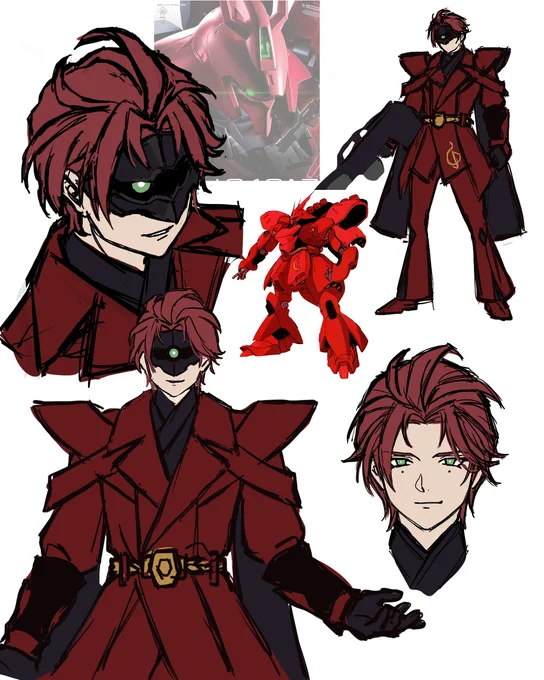 ※擬人化 サザビーとνガンダム