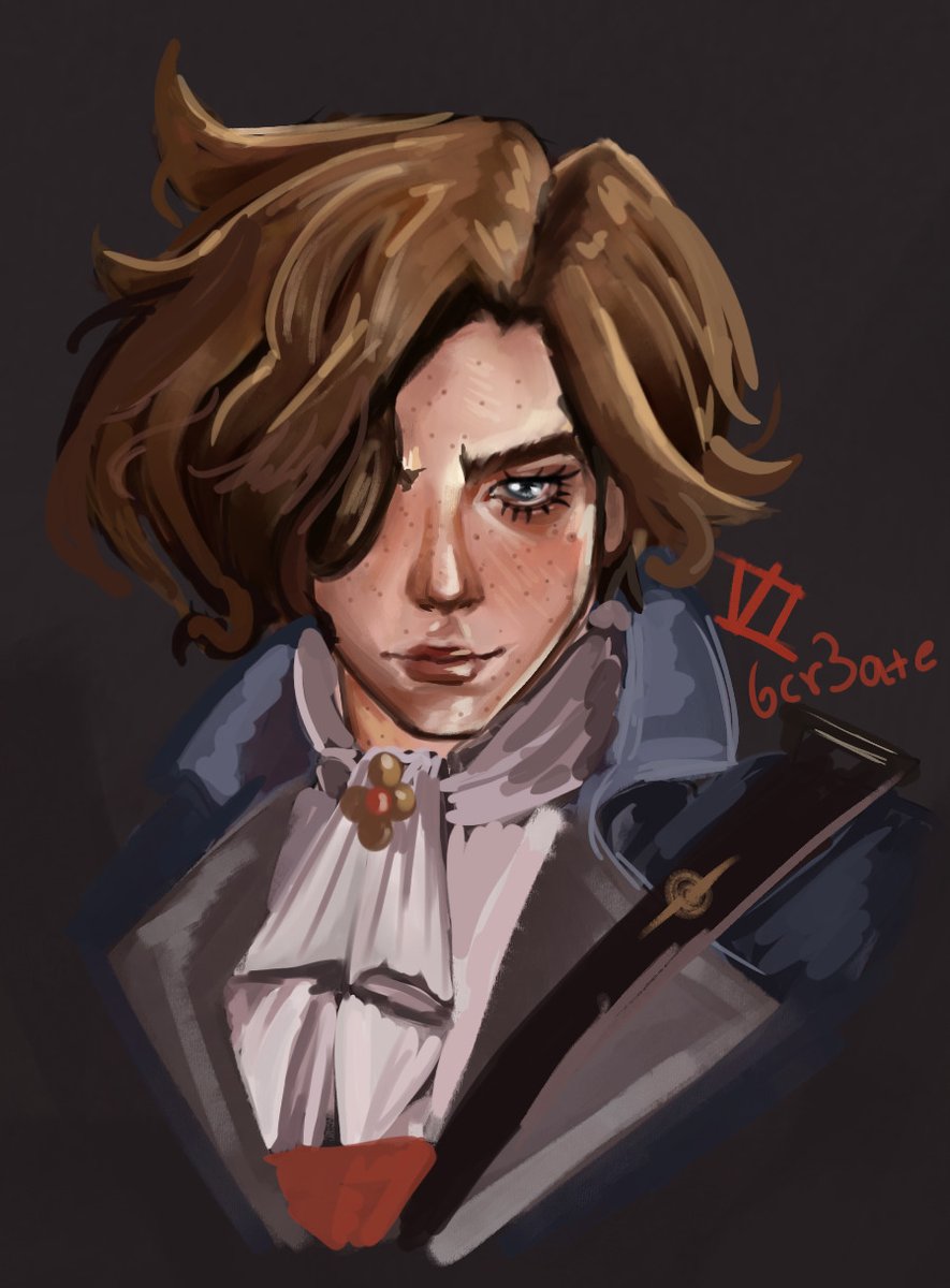 6cr3ate's tweet photo. I was supposed to draw him next to Romeo but then i decided to go with Alice because i thought shed be easier 🫩 damn, drew non of them. Anyways happy easter! Or something, im orthodox not catholic. #LiesofP #LiesofPFanart #illustrationart https://t.co/ENmvAFJ48e