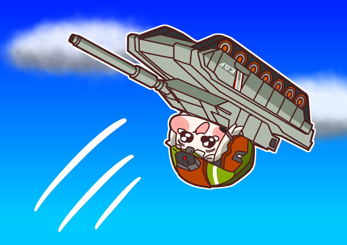 460yen's tweet image. フライング・ブラッカー

#地球防衛軍 #EDF