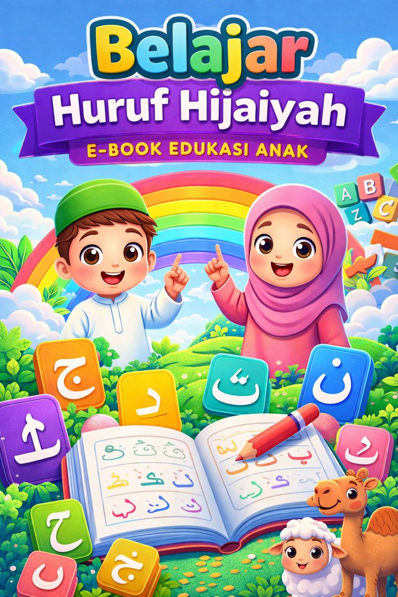 fadfadhilla_'s tweet photo. Bunda masih bingung ngajarin anak huruf hijaiyah biar nggak cepat bosan?
E-book Belajar Huruf Hijaiyah ini dirancang khusus untuk anak dengan tampilan FULL COLOR &amp; menarik bikin metode anak belajar jadi terasa seperti bermain!
klik link dan dapatkan😍
https://t.co/FMmEp4hZSK https://t.co/iAJKQIaBwk