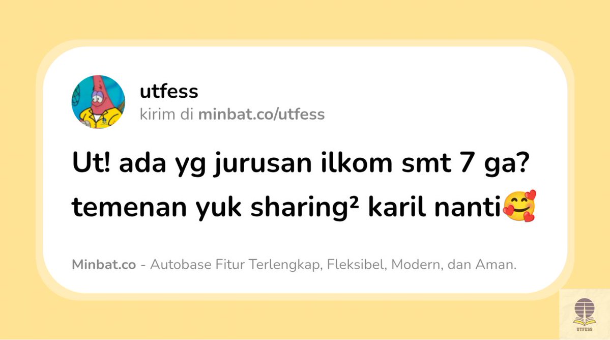 UTFESS | CEK PINNED 📌 tweet media