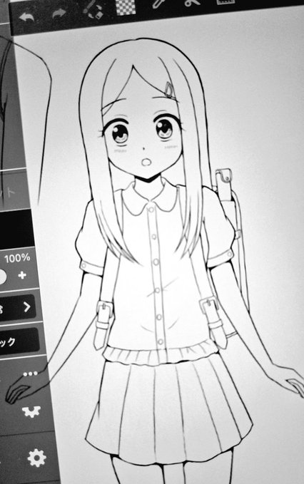 かわいい子描けた(⁠*⁠'⁠ω⁠`⁠*⁠) 