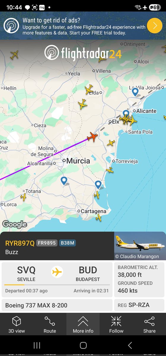 SpanglishBloke's tweet image. Buzz owned by @Ryanair dumping tonnes of toxic shit over Spain along with @royalairmaroc #Geoengineering #ClimateHoax #DeathFromAbove #BoycottRyanair #WEF2030Agenda
