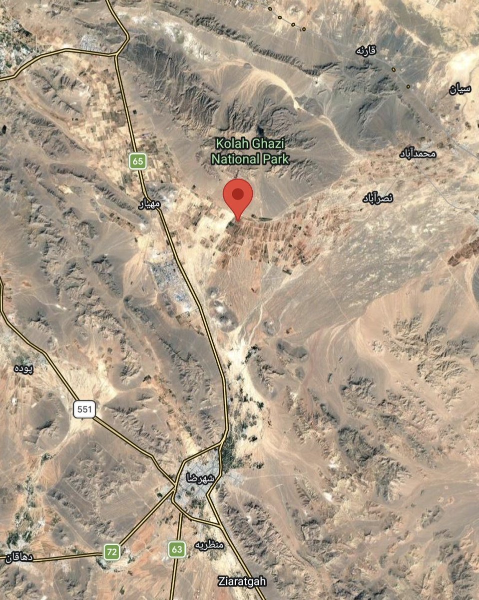 TuiteroMartin's tweet image. La Geoloc de @andynovy y @acceladealer de la FARP (Forward Arming and Refueling Point) y los restos de aparatos americanos introduce más elementos para valorar correctamente la entidad de la operación: Isfahan.

Igual hay cosas que no nos están contado.