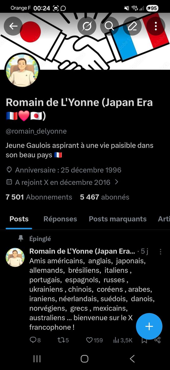 Romain de L'Yonne (Japan Era 🇨🇵❤️🇯🇵) tweet media