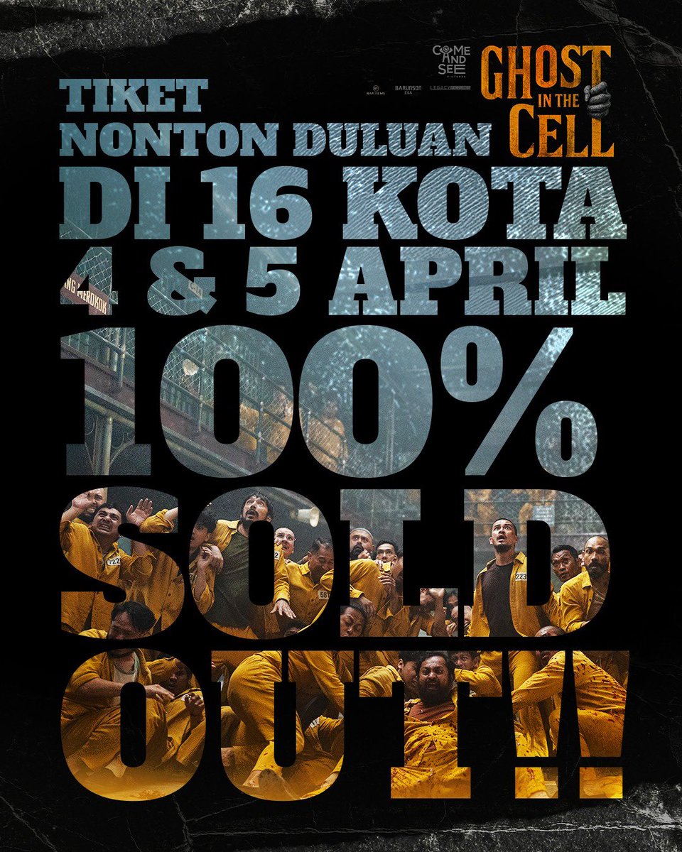 GHOST IN THE CELL - 16 APRIL 2026 DI BIOSKOP tweet media