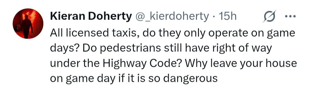 BathStadiumTalk's tweet photo. @TheRoadPadrone A rugby fan opines: "Local people &amp; tourists should just feel imprisoned in their homes &amp; hotels on matchdays." 
Their entitlement is beyond appalling 🤡 https://t.co/rejsWuUIMZ