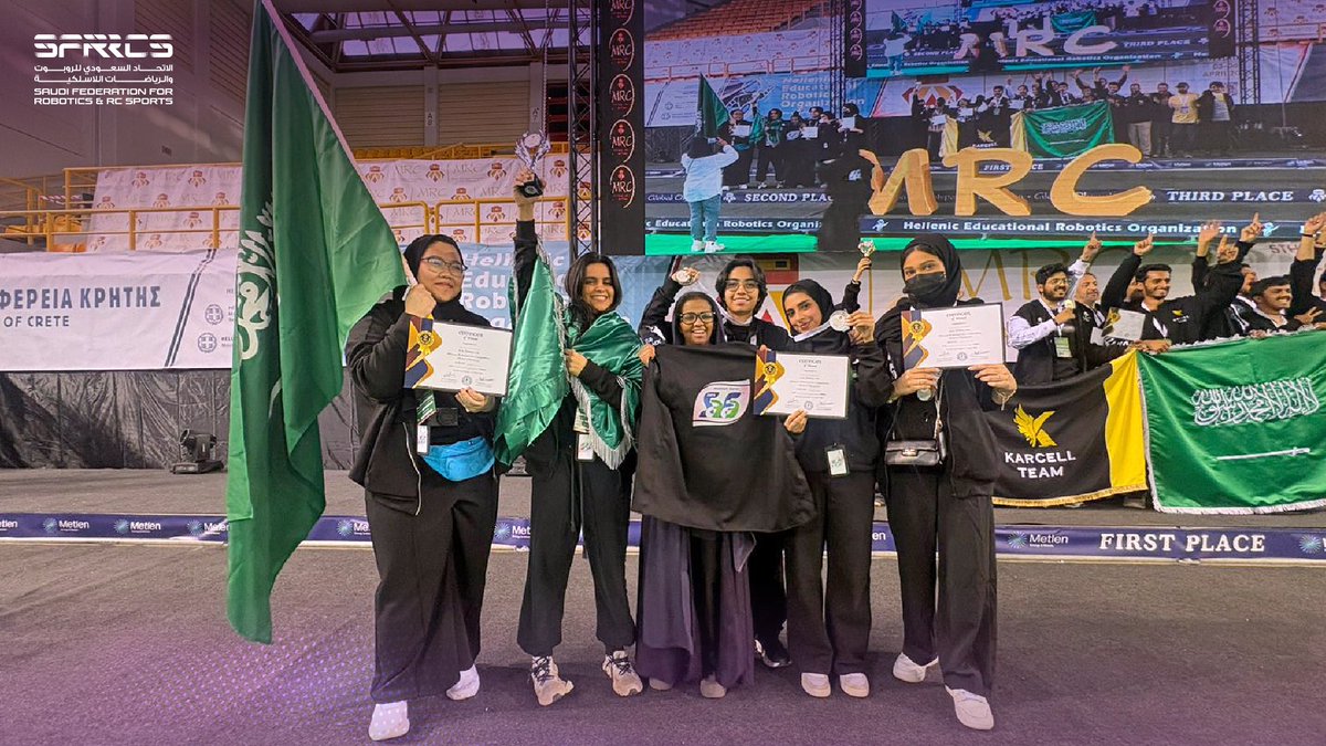 🇸🇦🥈

حققت جامعة دار الحكمة المركز الثاني في فئة Shooting ضمن بطولة MRC الدولية للروبوت في كريت – اليونان 🇬🇷🤖

👏🏼ألف مبروك

<a href="/Saudi_SAQR/">صقر | SAQR</a> 

🇸🇦🥈

Dar Al-Hekma University secured 2nd place in the Shooting category at the MRC Global Olympiad in Crete, Greece 🇬🇷🤖

Congratulations 👏🏼