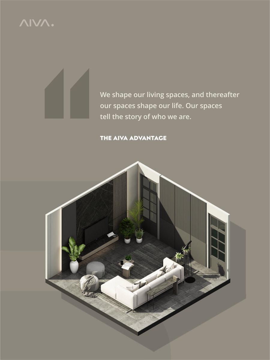 AivaDevelopment's tweet photo. THE AIVA ADVANTAGE

We shape our living spaces, and thereafter our spaces shape our life. Our spaces tell the story of who we are.

#realestate #lifestyle #abuja #aiva #realestateinvestment https://t.co/I6aVV8KbRq