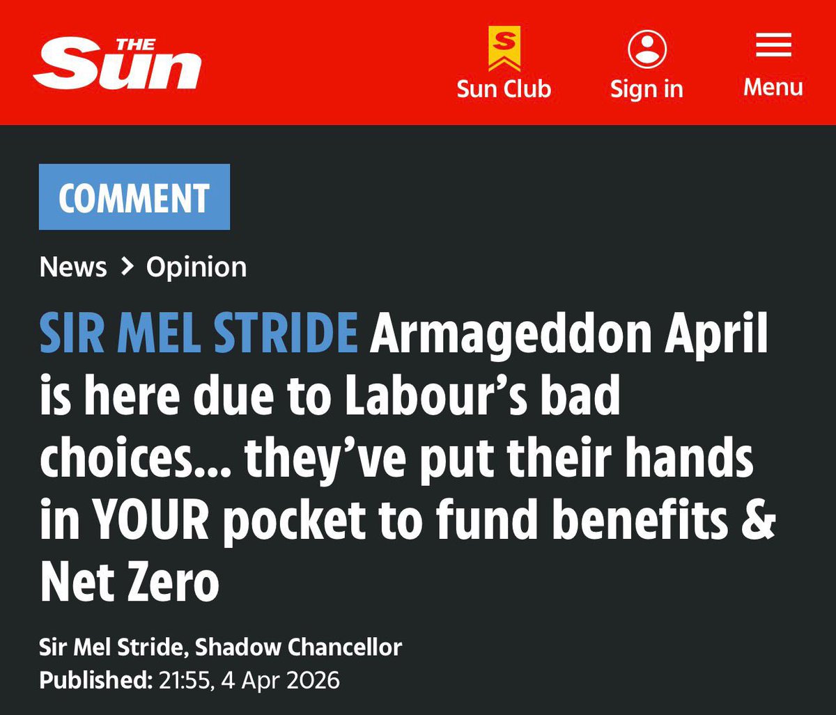 Mel Stride tweet media