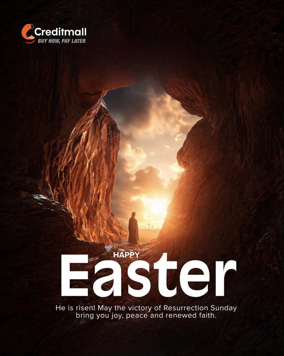 creditmallgh's tweet photo. Death couldnβt hold Him. The stone is rolled away! βοΈ From the shadow of the cross to the light of the resurrection. Celebrate the miracle of today with a heart full of gratitude and hope. Jesus is risen indeed!
#HeIsRisenIndeed #emptytomb #cmlreflection #happyeaster https://t.co/QExQCPHknC