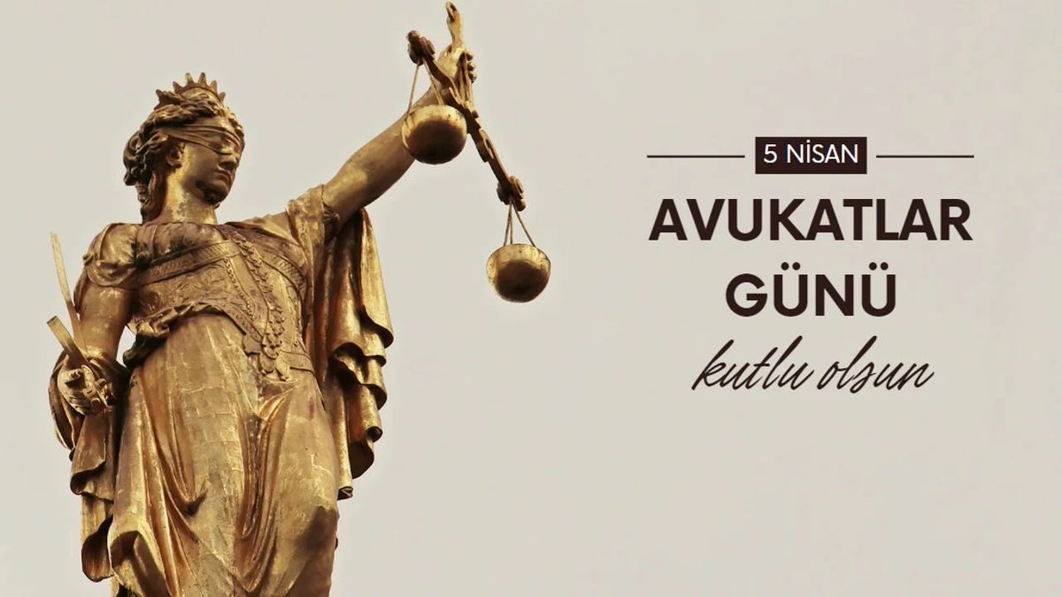 BirTurkTR's tweet photo. “Hak, hukuk ve adalet yolunda yılmadan mücadele eden tüm avukatlarımızın 5 Nisan Avukatlar Günü’nü saygıyla kutluyorum.” https://t.co/YogyrjdeLN