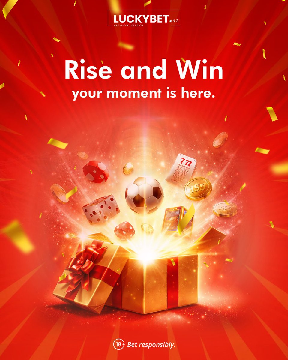Happy Easter Sunday 🐣✨
Rise up. Lock in. Win big. 🔥💰
Your winning moment starts now with LuckyBetNG! 🍀