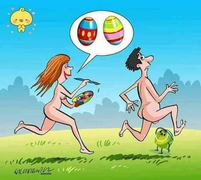 Happy #nudist Easter 
From <a href="/naturismo/">FEN, Federación Española de Naturismo</a>