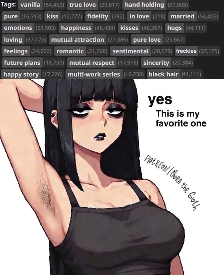 Mora the Goth Girl tweet media