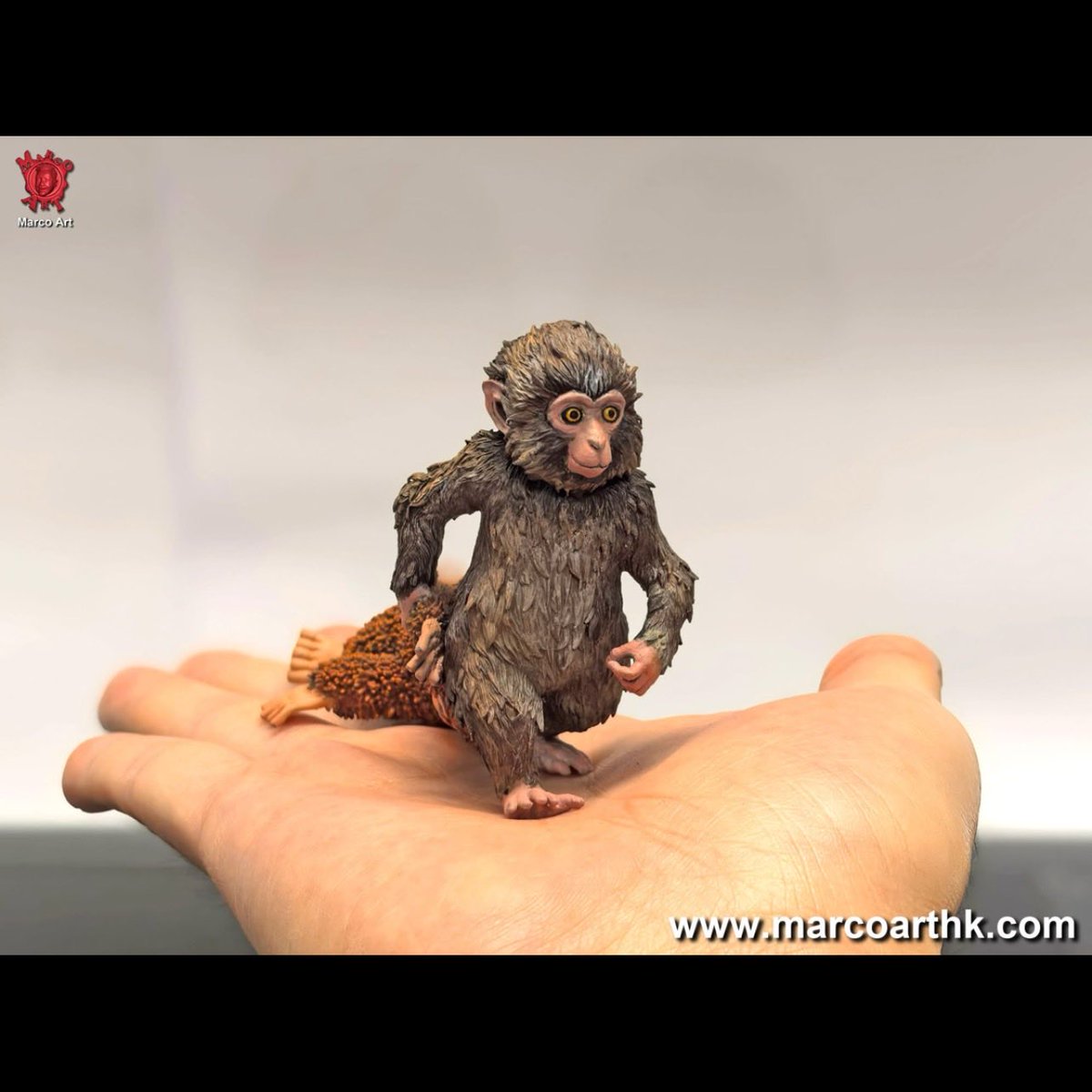 MarcoArt6's tweet photo. Monkey &amp; Toy
Scale :1/12
H:70mm 

#パンチくん #Panchi君 #monkey https://t.co/pKCHEEnfP2