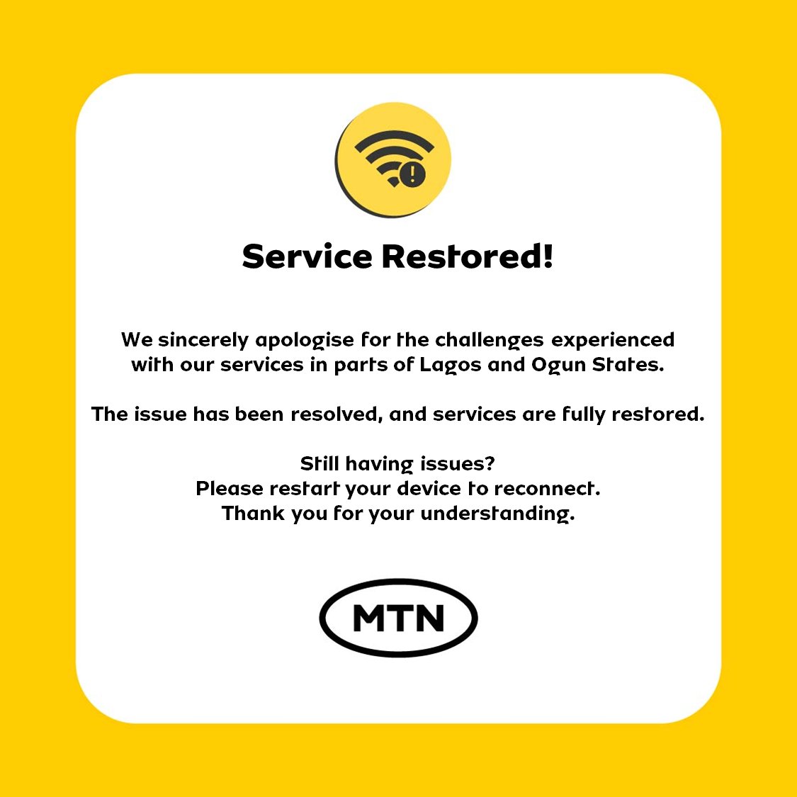 MTN Nigeria Support tweet media