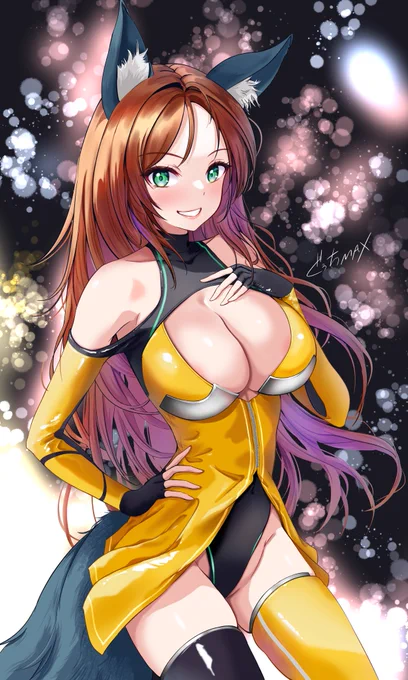 自キャラ描いて依頼の1つ 今でもいい仕事出来たと思うSkeb絵