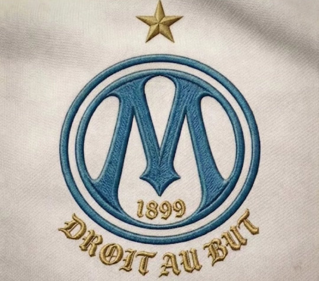 Propre ce logo 💙🤍

#TeamOM <a href="/OM_Officiel/">Olympique de Marseille</a>