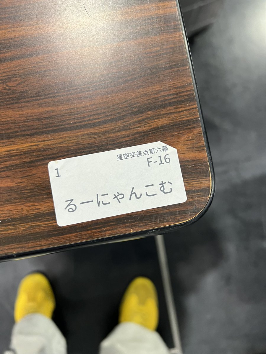 だてるーにゃん🐯星空交差点6【F16】 tweet media