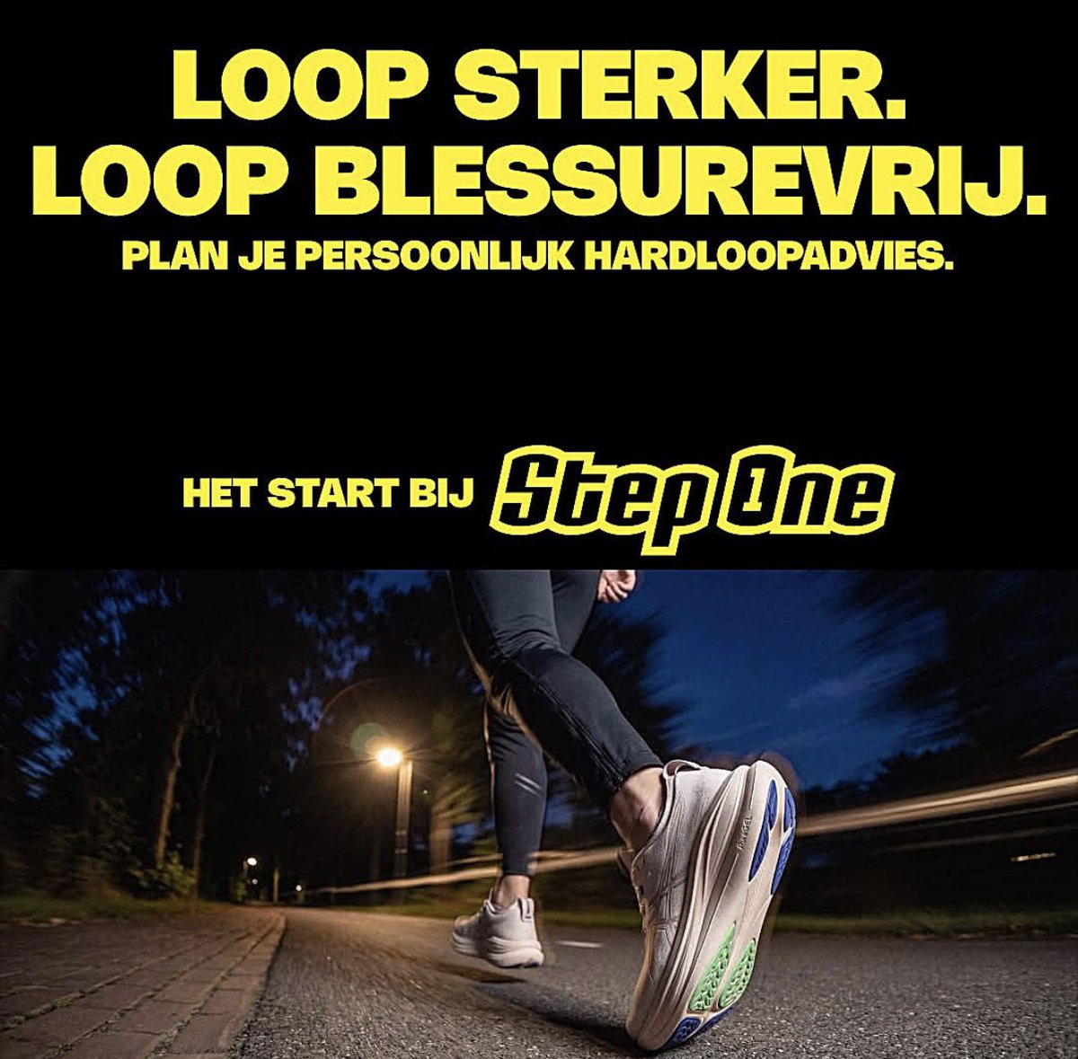 Loop sterker. Loop blessurevrij. 🏃

Tijdens een afspraak bij Step One helpen we je de hardloopschoen te vinden die bij jou past.

📅 Plan je persoonlijk hardloopadvies
steponeborne.nl