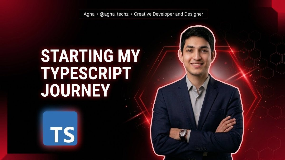aghairtizadev's tweet image. Started my TypeScript journey — a powerful typed superset of JavaScript by Microsoft.

33% through Simplilearn’s TypeScript Basics course, covering fundamentals.

#TypeScript #WebDevelopment #LearningJourney #SoftwareEngineering #CareerGrowth