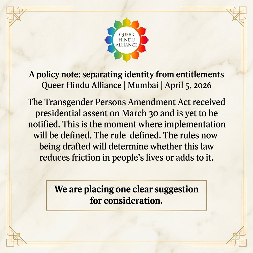 Queer Hindu Alliance tweet media