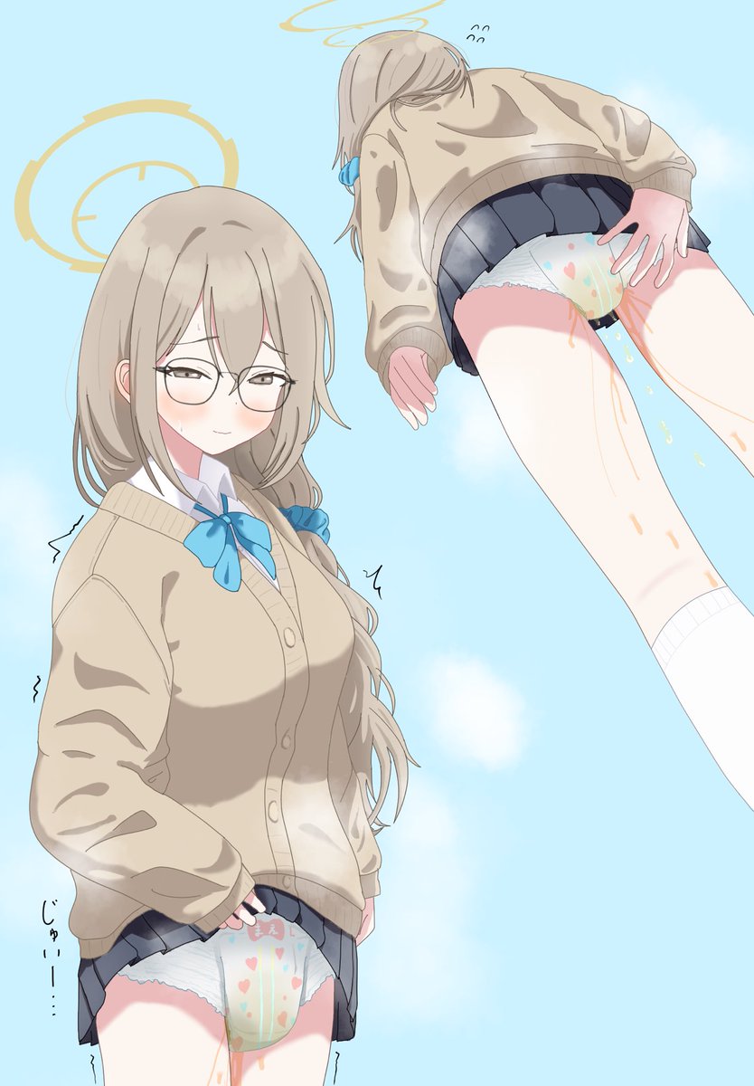 1日履いたおむつを見せてくれる