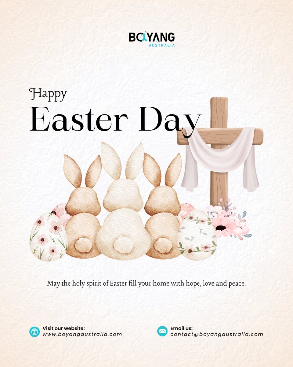 BYCSHK's tweet image. May the holy spirit of Easter fill your home with hope, love, and peace

Happy Easter from the team at Boyang Australia! We hope you’re enjoying a well-deserved break with your loved ones.

#BYCS #BoyangAustralia #SEOAgencyAustralia #SEO #EasterDay