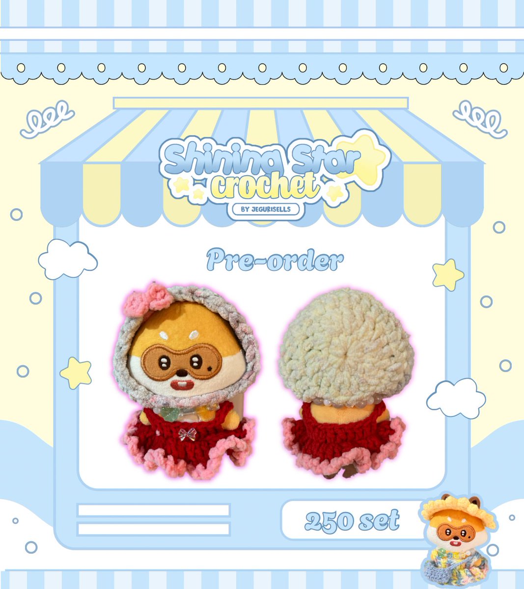 jegurisells's tweet photo. Jeguri, Jurangi, and Hanyangi dress and cap 💕

open for commission!
📍 can do meet up during @/jlgasparph bday event
#ahofdoll #kpopdoll #crochet https://t.co/thdZQbgbey