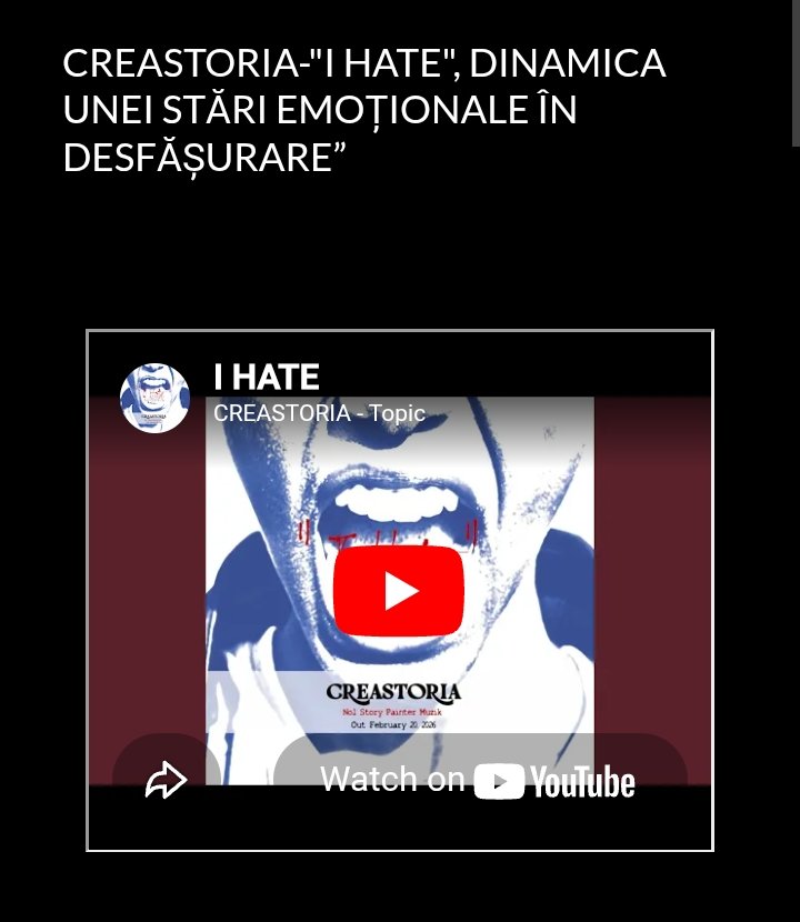 AjianoTengoku's tweet image. CREASTORIA – „I Hate”
Se conturează din contraste și stări în mișcare. Nu este directă, dar lasă o impresie care persistă.
Recenzie integrală:  ajianotengokumusicproject.blogspot.com/2026/04/creast…
#CREASTORIA #IHate #JRock #JPop #Alternative #MusicReview #鳴nari