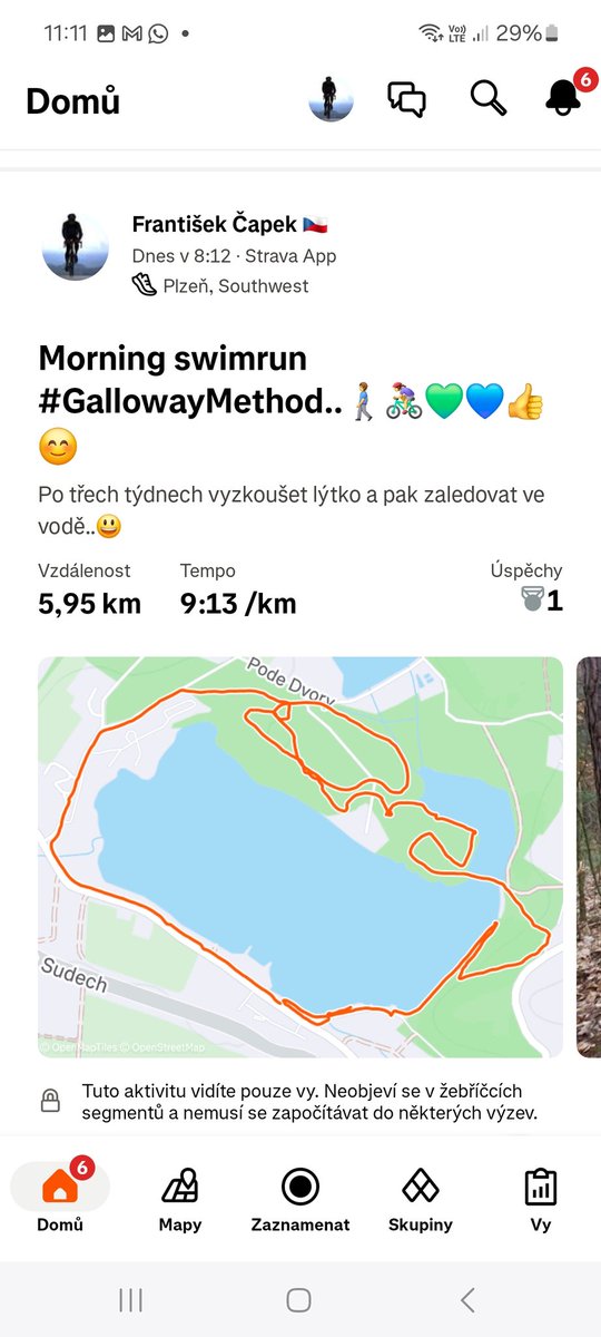 seniortour2000's tweet photo. Nedělní #swimrun #GallowayMethod Bolevák
#Bolevak #Plzen #otuztrup #swimsolo #OpenWaterSwimming #wildswimming #FanoushiToDas 🏊♂️💙👍😊..po skoro třech týdnech pomalu kolem Boleváku, ponor a zaledovat lýtko 😂 a teď domů na Kolem Flander🚴♀️, to bude jinčí hukot 😂 https://t.co/RGcbukuaXx
