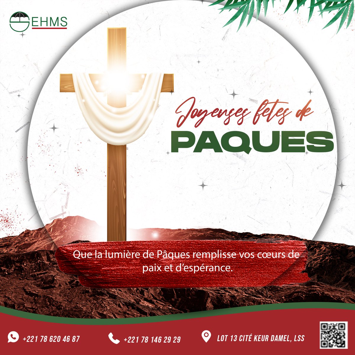 SehmsConsulting's tweet photo. Joyeuses fêtes de Pâques !
Que cette période soit remplie de paix, de renouveau et d’espérance.
#JoyeusesPâques #Sécurité #Formation #Conseil https://t.co/beRMJeRyGB