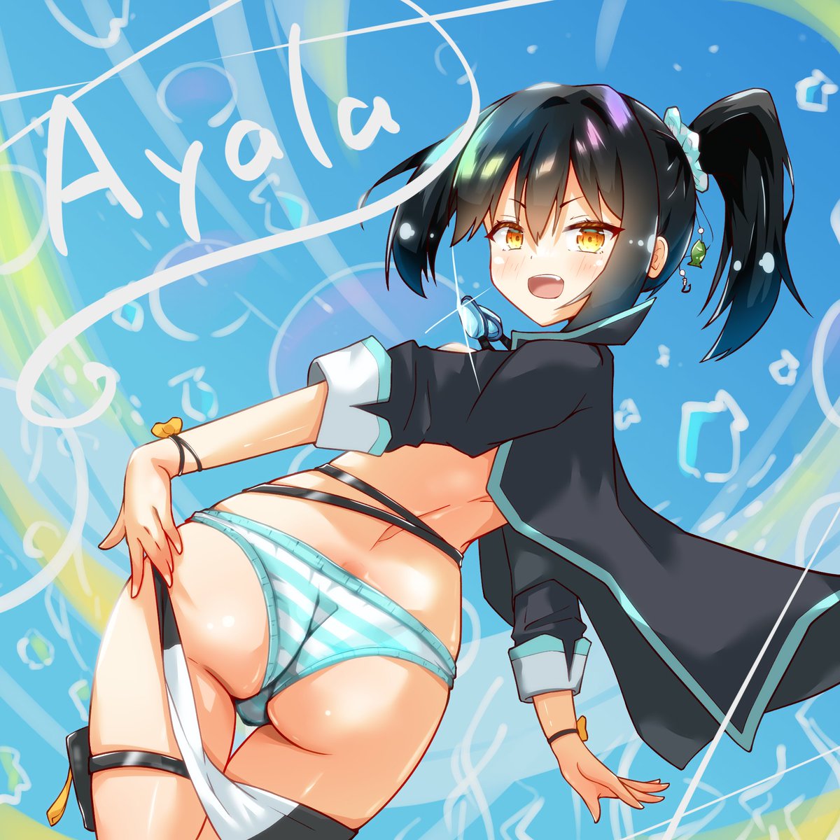 pok_clr's tweet photo. しまぱんっ！！！さいこう！！！
もちもちあやらたん。
#ミストレイラスト https://t.co/9HH3jzwzNH
