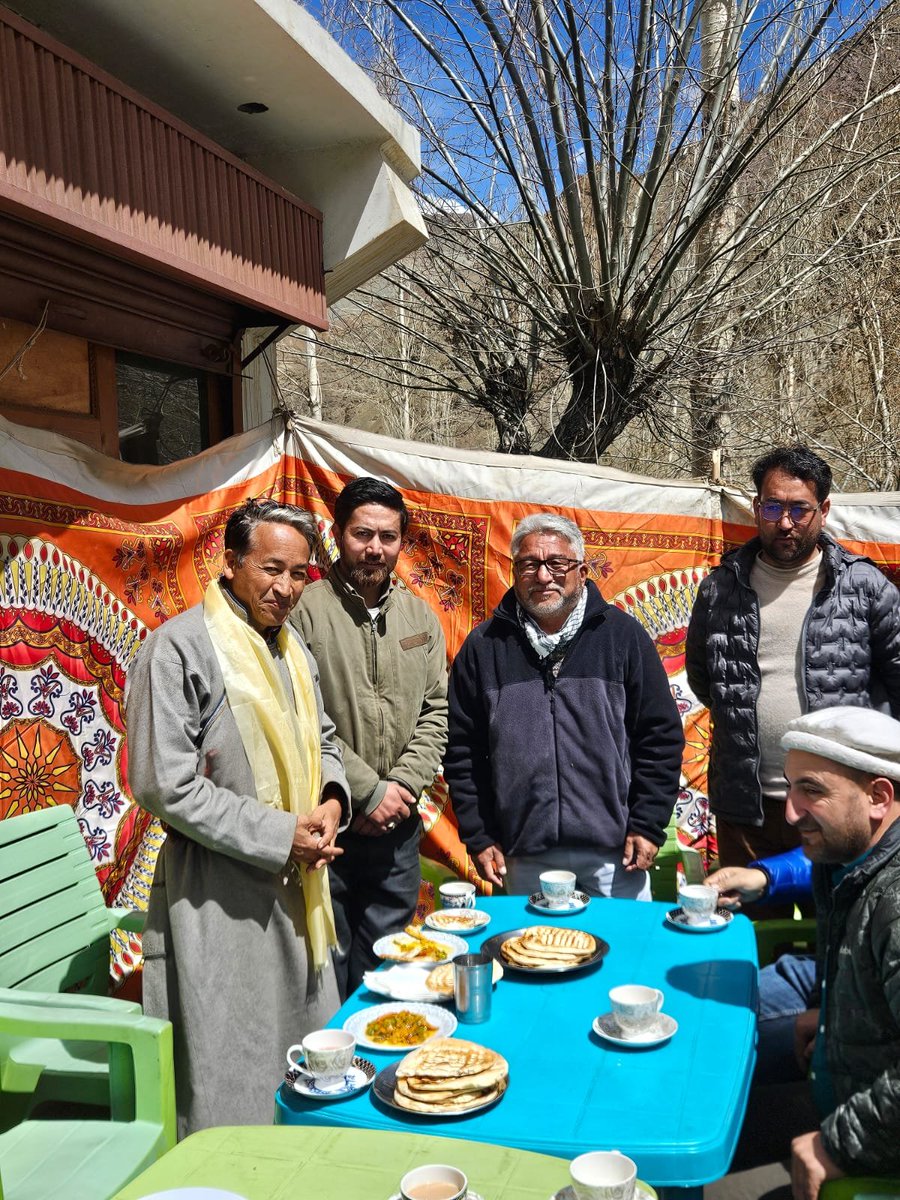 Arifakhone's tweet photo. Honored to welcome @wanchok66 to Shargole Tehsil today after his release. Along with Apex Body Chairman ka Lakrok &amp; team, thr visit reflects unity &amp; collective commitment for our region’s future.The presence of people from across Shargole and nearby villages made it truly special https://t.co/bFD1E70Z4V