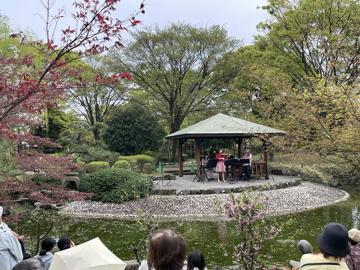 hiroko_pfgp's tweet photo. 今年の荒子川公園さくらまつりもありがとうございました✨
昨日の大嵐で桜を心配しましたが間に合ってよかった…！
穏やかなお天気で日本庭園を楽しむことができました🌸 https://t.co/EjLAPnWvto