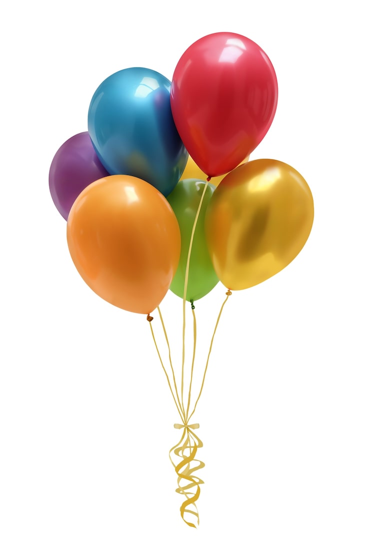 Hoy estoy de globos.