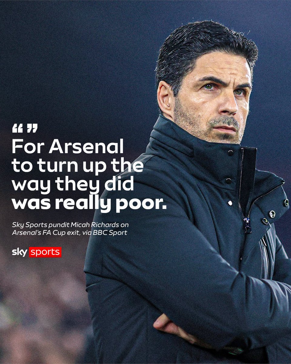 "For Arsenal, the most disappointing thing for me was their attitude."