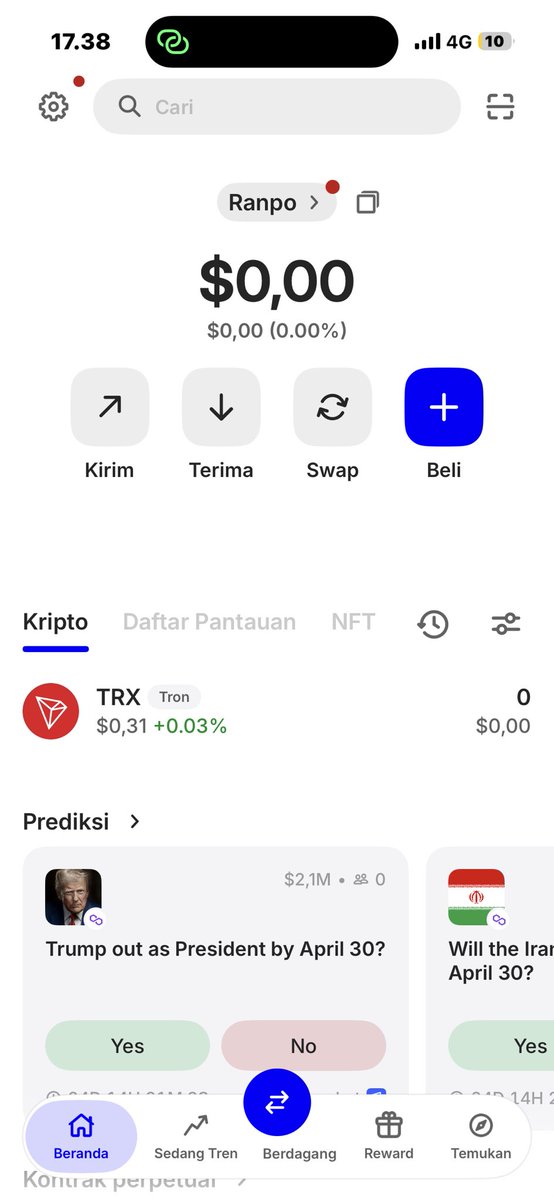 aswaranas0001's tweet photo. @TrustWallet I think your application for cellphone will be fixed first bro. suddenly my money becomes 0 dollars how can you trust it's just 14 dollars money suddenly disappeared. is your application a scam https://t.co/JQkzsdrLzX