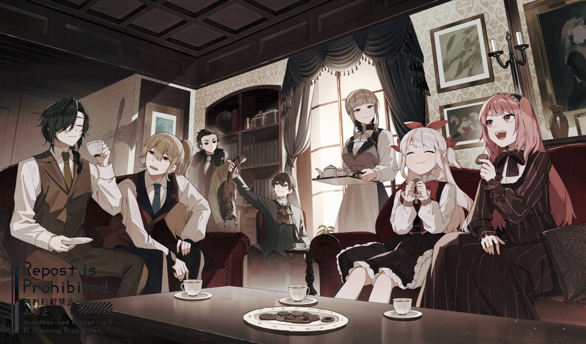 【お仕事】
一枚絵のご依頼でした！
ありがとうございました☕️

#SKIMA  #commission