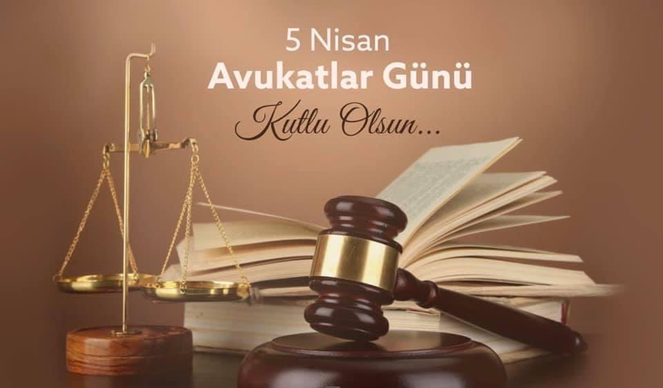 Savunma ve hak arama görevini ifa etmek suretiyle adaletin tecelli etmesinde büyük pay sahibi olan Avukatlarımızın, “5 Nisan Avukatlar Günü”nü kutluyor, görevlerinde başarılar diliyorum.