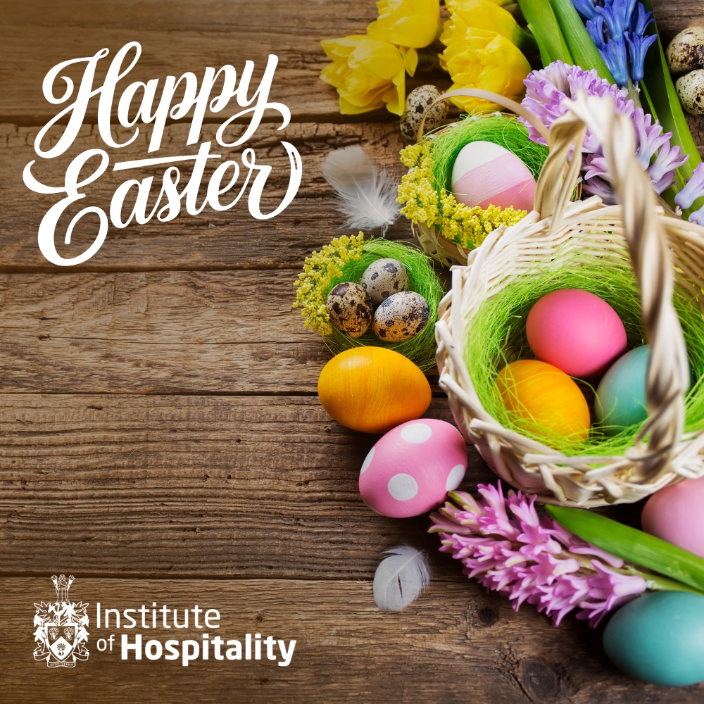 IoH_Online's tweet photo. Wishing those of our #HospitalityFamily who are celebrating, a very happy Easter! 
#imin #IoH #HappyEaster https://t.co/uvjmjlGyCs