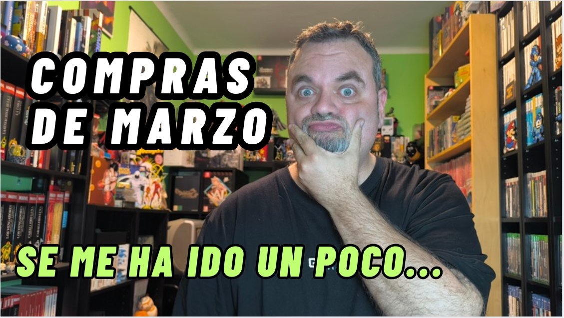 daniju78's tweet photo. El nuevo vídeo de compras del mes de Marzo viene muy cargado de videojuegos, os espero!

https://t.co/xfQx8j2uE4 https://t.co/dMbZoToHaZ