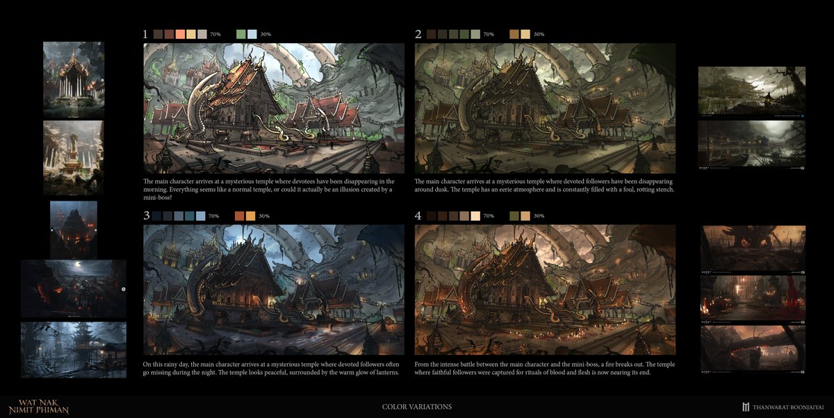 mooyongz_'s tweet image. จบแล้วค่ากับคอร์ส Environment Design ได้เรียนรู้หลาย ๆ อย่างจากงานชิ้นนี้เลยค่ะ ต้องขอขอบคุณ @Asanee04 ที่ช่วยให้ Feedback ทำให้งานชิ้นนี้สมบูรณ์มากยิ่งขึ้นค่ะ

สามารถดูงานเพิ่มเติมได้ใน artstation เลยค่ะ
artstation.com/mooyongz

#environmentdesign #conceptart #environmentart