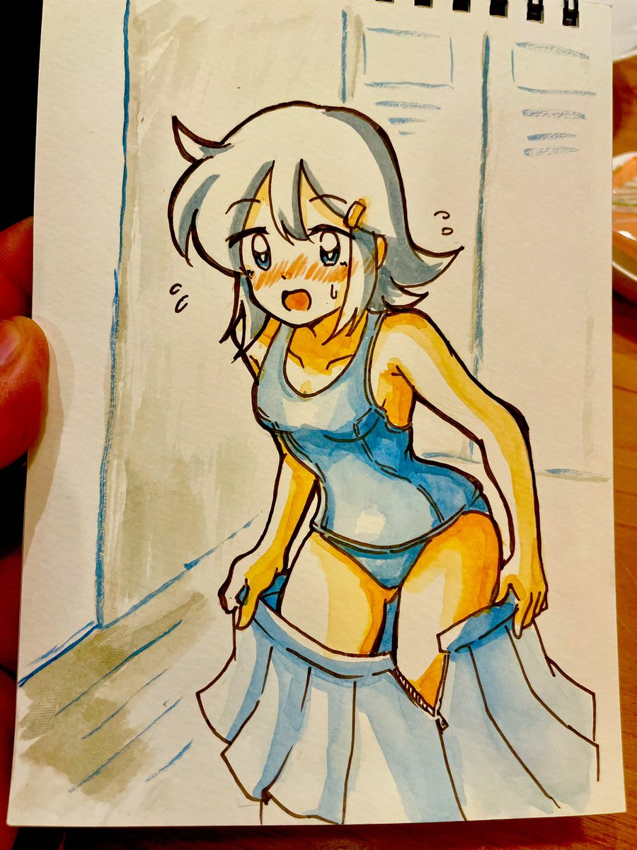 「水彩ペン使わせてもらった これは使いやすいかも…!!」|舞調（ぶちょう）のイラスト