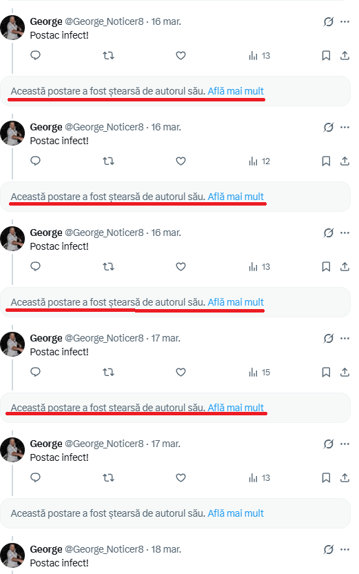 George tweet media