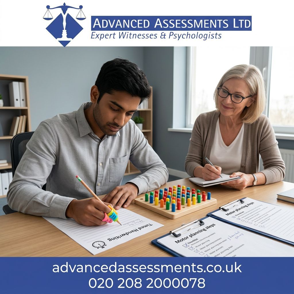 ExpertWitness_'s tweet image. Dyspraxia/DCD isn’t “just clumsy”.
It can affect coordination, handwriting, organisation, and fatigue.
Assessment clarifies practical adjustments.
To book with us, visit our website.

#dyspraxia #DCD