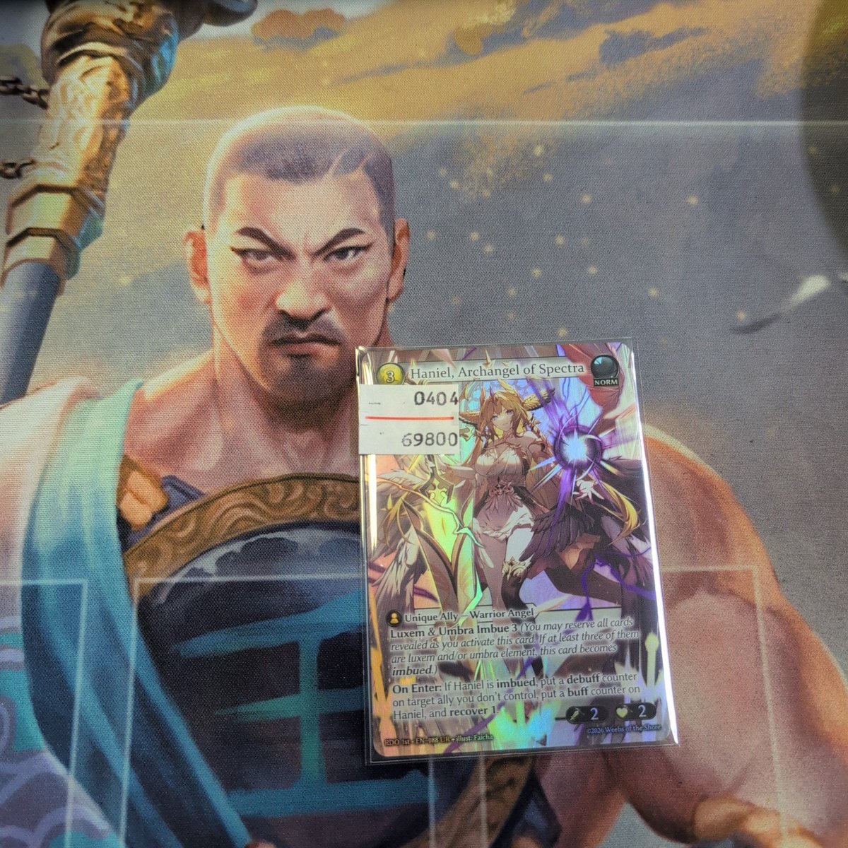 MisteriaSakae's tweet image. 【#MisGA入荷情報】 
このゲームのFoil封入率は、どの程度でしたっけ？

Haniel  Foil 69800～

他入荷いたしました！
お求めはMisteriaまで！
#GA #GrandArchiveTCG